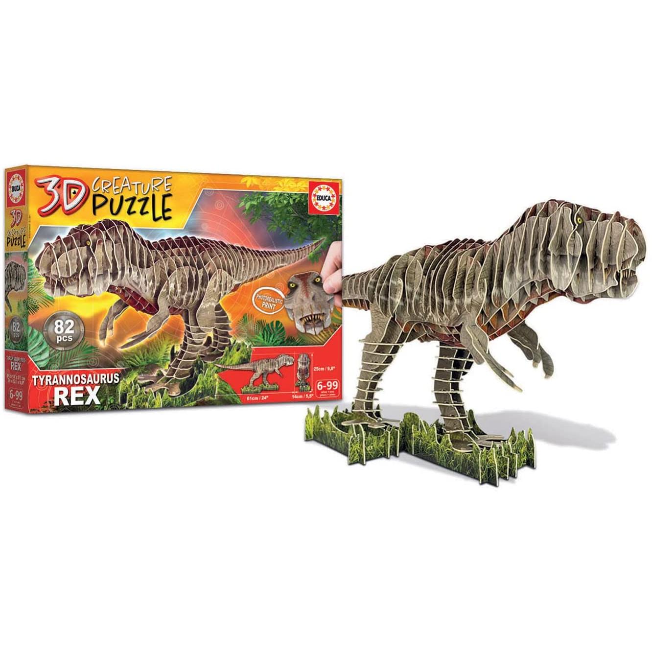 Thumbnail - Educa D T Rex Puzzle (82 Teile)