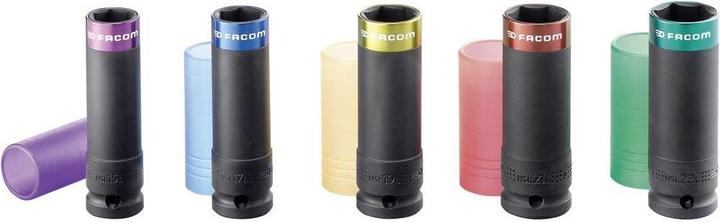 Produktbild Facom Aussen-Sechskant Steckschlüsse (15 mm, 17 mm, 19 mm, 21 mm, 22 mm)