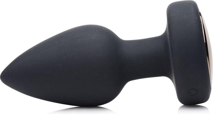 Actual product image XR Brands Silicone Vibrating LED Plug