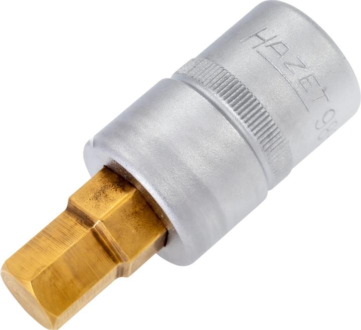 Produktbild HAZET Schraubendreher-Steckschlüsseleinsatz 986-12 ∙ Vierkant12,5 mm (1/2 Zoll) ∙ Innen Sechskant P… (12 mm)