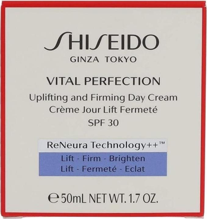Actual product image Shiseido Vital Perfection Uplifting & Firming (50 ml, Day cream, SPF 30)