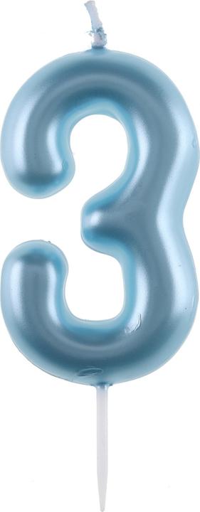 Santex Bougie Chiffre - Ciel-3 (1 Stk.)