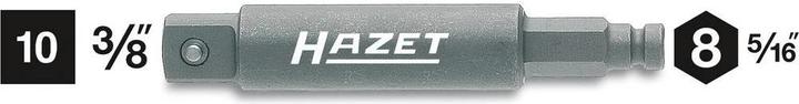 Produktbild HAZET Schlag-, Maschinenschrauber Adapter 8808S-1 ∙ Sechskant8 (5/16 Zoll) ∙ Vierkant 10 mm (3/8 Zo…
