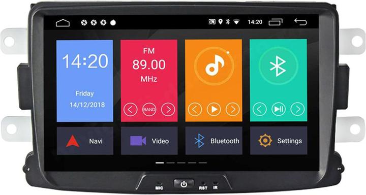 Actual product image PNI Car multimedia player DAC100 with Android 10, 2 GB DDR3/ROM 32 GB, navigation system for Dacia L