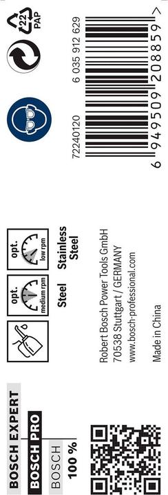 Actual product image Bosch Professional Zubehör Metal drill bits HSS-Co, DIN 338. For rotary drills/drivers (8.8 mm)
