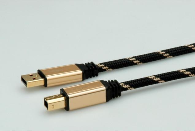 Produktbild Roline GOLD USB 2.0 (3 m, USB 2.0)