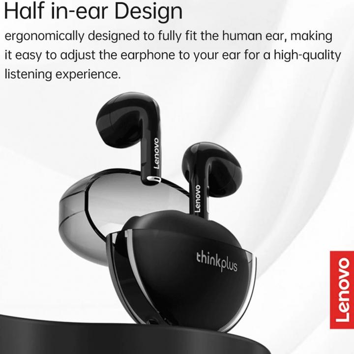 Actual product image Lenovo LP80PRO LED TWS earphones (black) (No noise cancellation, 4 h, Wireless)