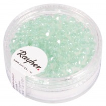 Produktbild Rayher Glas Schliffperle, 3mm ø, mintgrün, 100 Stück