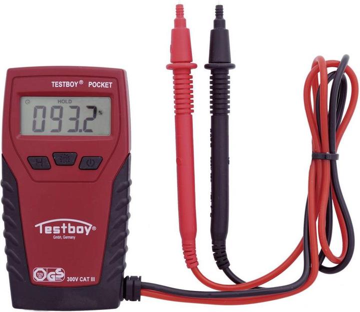 Produktbild Testboy Hand-Multimeter digital Pocket (CAT III 300V, Hand-Multimeter)