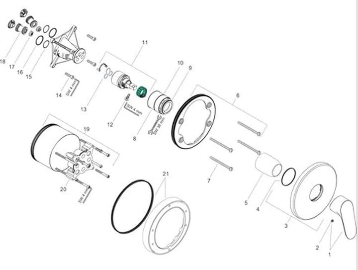 Produktbild hansgrohe Vernis Blend Einhebel-Duscharmatur Unterputz für iBox universal