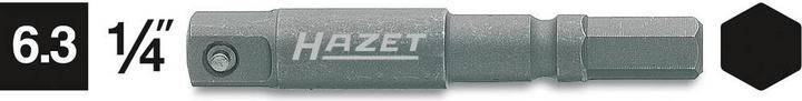 Produktbild HAZET Schlag-, Maschinenschrauber Adapter 8508S-1 ∙ SechskantISO 1173-A 5,5 ∙ Vierkant 6,3 mm (1/4 …