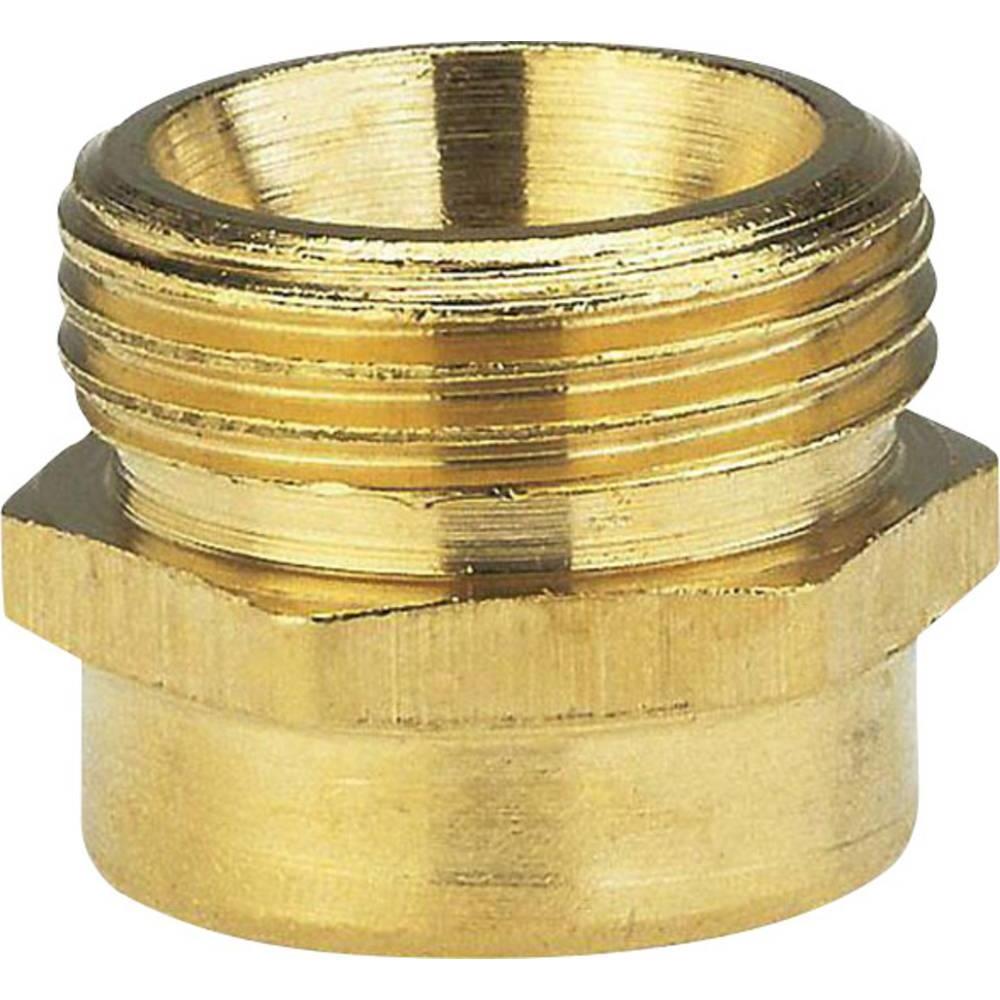 Gardena, Schlauchanschluss + Schlauchverbinder, Messing Reduzierung-Gewindenip (Kupplungsnippel, 33 mm)