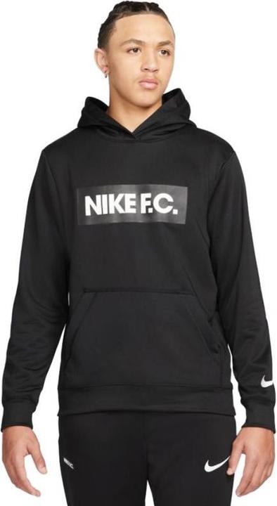 Actual product image Nike F.C. MEN "S FLEECE SOCCER, BLACK/WHITE/WHITE L (L)