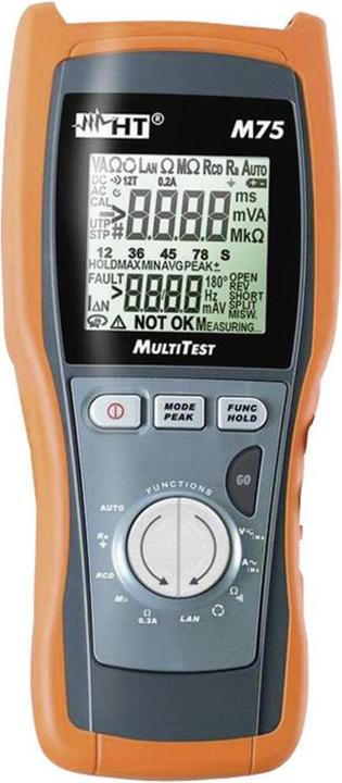 Image du produit HT Instruments Testeur d'installation M75 EN6101 (CAT III 600V)