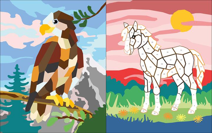 Actual product image Loewe Wir stickern nach Zahlen - Tiere