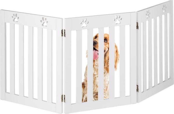 Relaxdays Hundeabsperrgitter (2 cm)