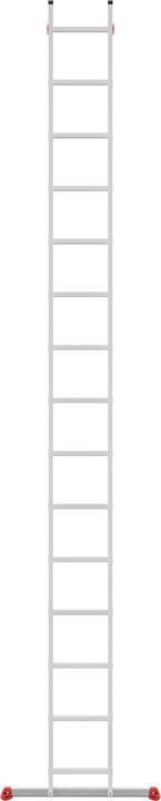 Actual product image Hailo S60 ProfiStep uno, aluminium single ladder, 15 rungs (Single ladder, 110 cm)