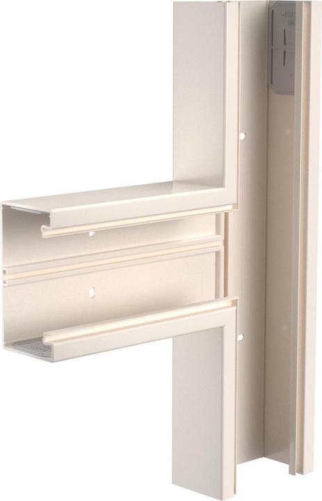 Produktbild OBO Bettermann T-Stück 70x130mm, PVC, cremeweiss, 9001 6274561 (7 cm)