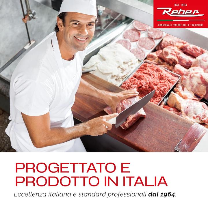 Produktbild Reber 9501 N Fleischwolf Schwarz, Edelstahl