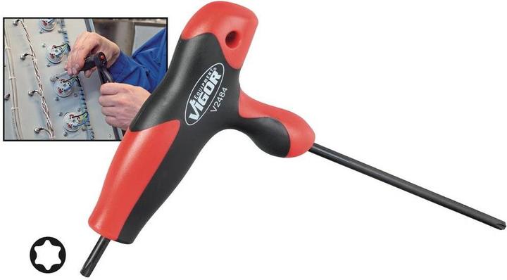 Produktbild Vigor T-Griff Schraubendreher ∙ V2483 ∙ T Profil ∙ T30 (Torx (TX))