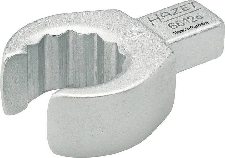Produktbild HAZET Einsteck-Ringschlüssel ∙ offen 6612C-12 ∙ Einsteck-Vierkant 9 x 12 mm ∙ Aussen Doppel-Sechskan… (12 mm)