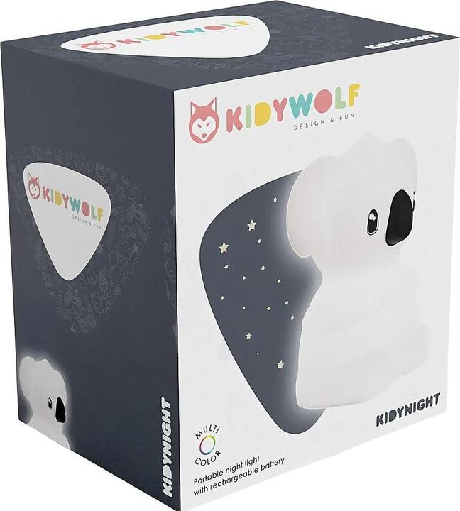 Actual product image Kidywolf Night light with colour changing koala 16cm