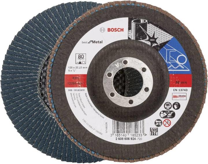 Produktbild Bosch Professional Zubehör PRO X571 Fächerschleifscheibe (80)