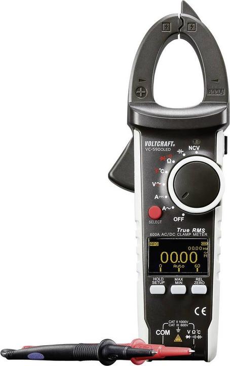 Image du produit Voltcraft Pince ampèremétrique numérique VC590 OLED (CAT II 1000V, CAT III 600V)