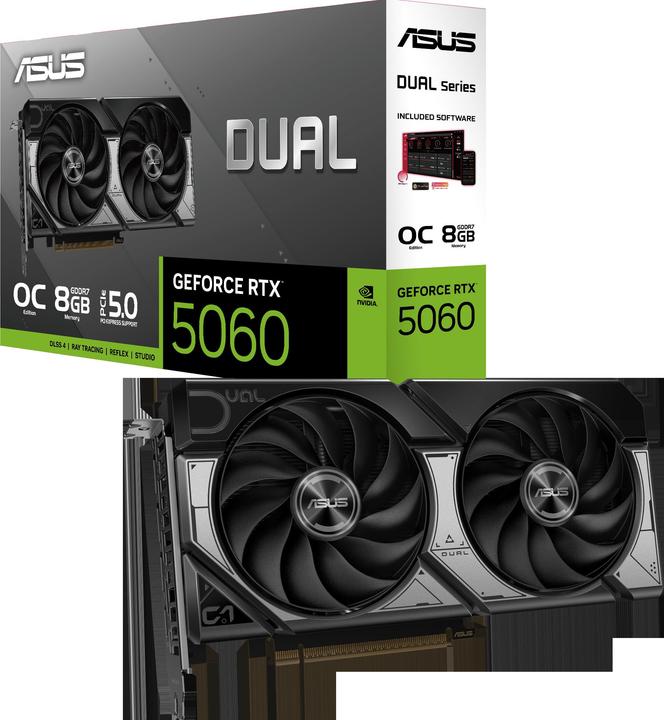 Produktbild ASUS Dual GeForce RTX 5060 OC (8 GB)