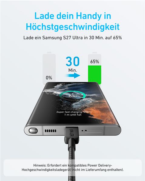 Immagine prodotto Anker USB C – USB-C (1.80 m, USB 2.0, 60 W)