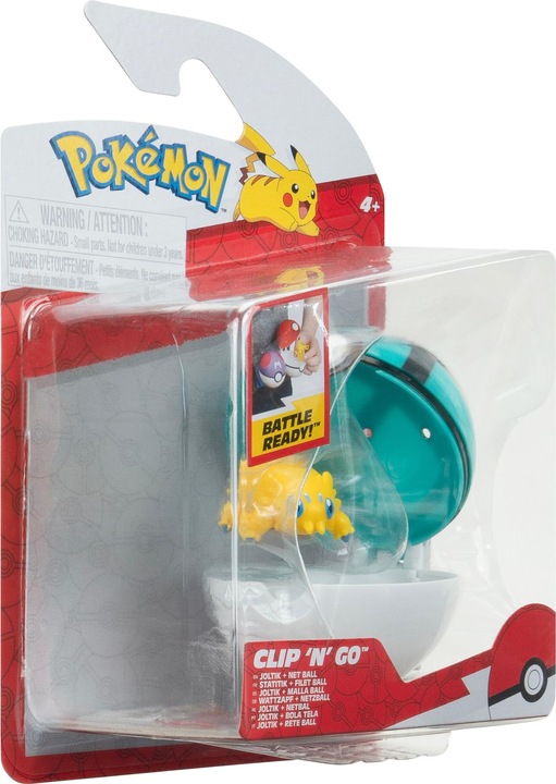 Actual product image Pokémon Clip'n'Go Poké Balls Waddle & Netball