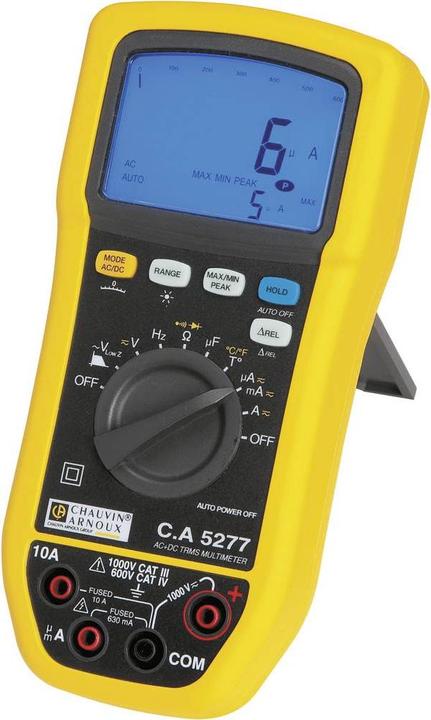 Produktbild Chauvin Arnoux Hand-Multimeter digital C.A 52 (CAT III 1000V, CAT IV 600V, Hand-Multimeter)