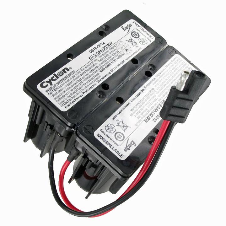 Actual product image Hawker Energy Hawker Cyclon 0819-0024 Monoblock 2.5-12 Blei PB Akku 2500mAh (12V)