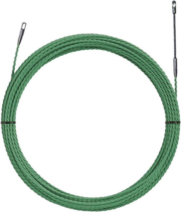 Klauke Sangle rétractable en polyester vert, Ø (15 m)