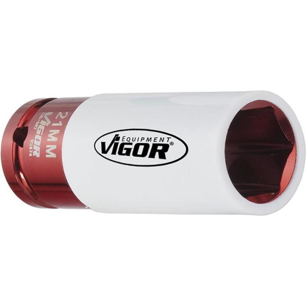 Vigor, Steckschlüssel + Stecknuss, Schlagschrauber Steckschlüsseleinsatz ∙ V2474 ∙ Vierkant12,5 mm (1/2 Zoll) ∙ Aussen S...