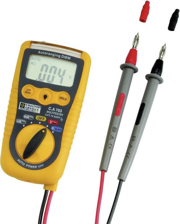 Immagine prodotto Chauvin Arnoux Multimetro portatile C.A 703 Calibro C.A 703 (CAT IV 600V, CAT III 1000V)