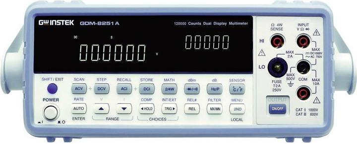 GW Instek Desktop multimeter digital GDM-8 (CAT II 500V)