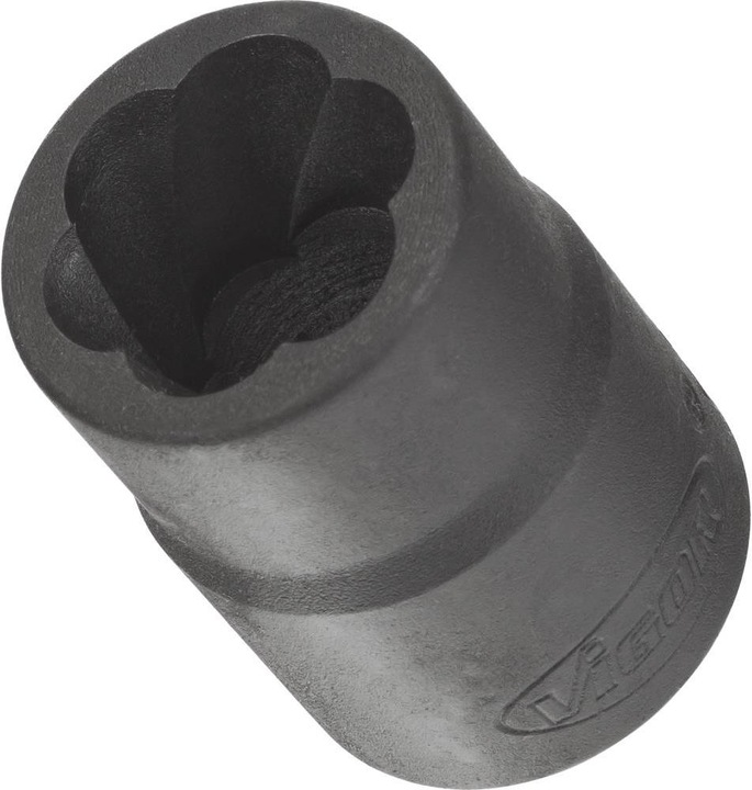 Immagine prodotto Vigor Punta estrattrice a spirale ∙ V3744 ∙ Quadrata 12,5 mm (1/2 pollice) ∙ Estrattore per viti esterne (24 mm)