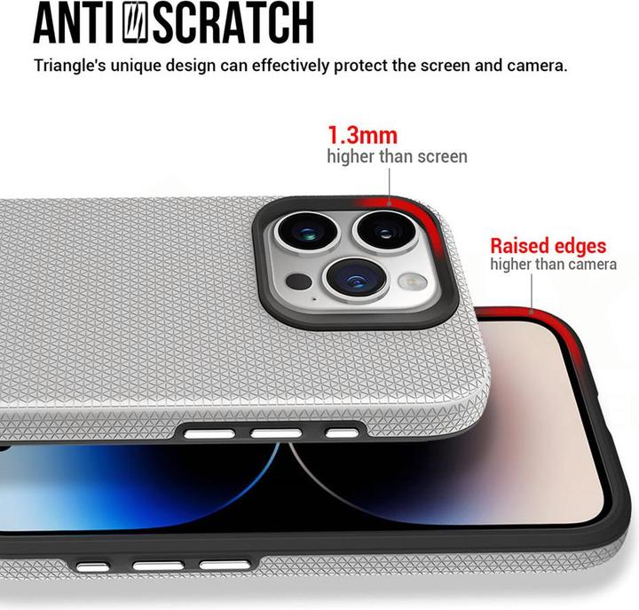 Produktbild Vmax Traingle Case für Samsung Galaxy A35 5G silber (Samsung Galaxy A35)