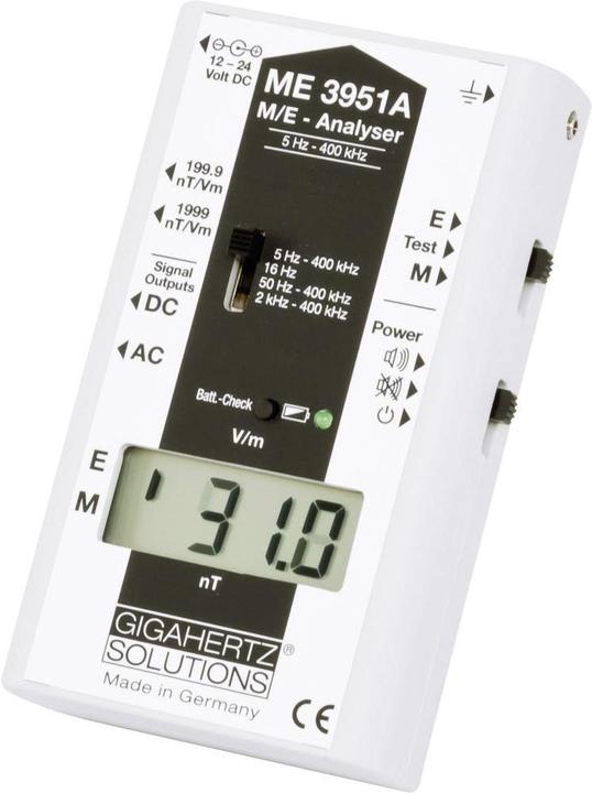 Gigahertz Solutions Laagfrequente (LF) elektrosmog meter