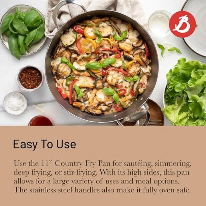 Image du produit de Buyer Élément minéral B (28 cm, Poêle à frire, Fer, Acier)