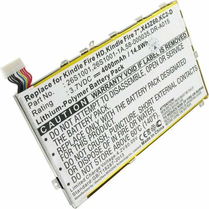 Immagine prodotto Amazon Akku Kindle Fire HD, Akku DR-A015, 58-000035, 26S1001