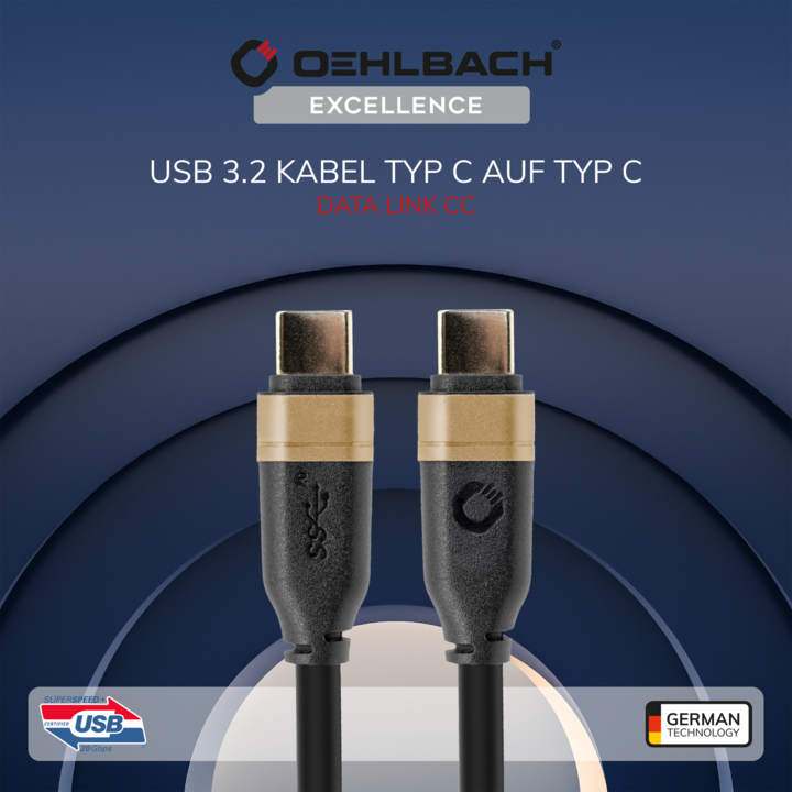 Produktbild Oehlbach USB Data Link CC/300 2,00m (2 m)