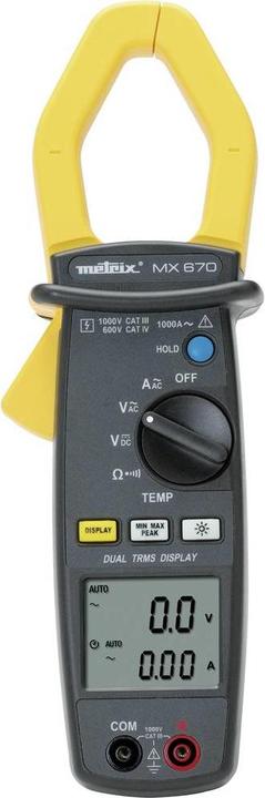 Produktbild Metrix Stromzange, Hand-Multimeter MX (CAT III 1000V, CAT IV 600V, Hand-Multimeter)