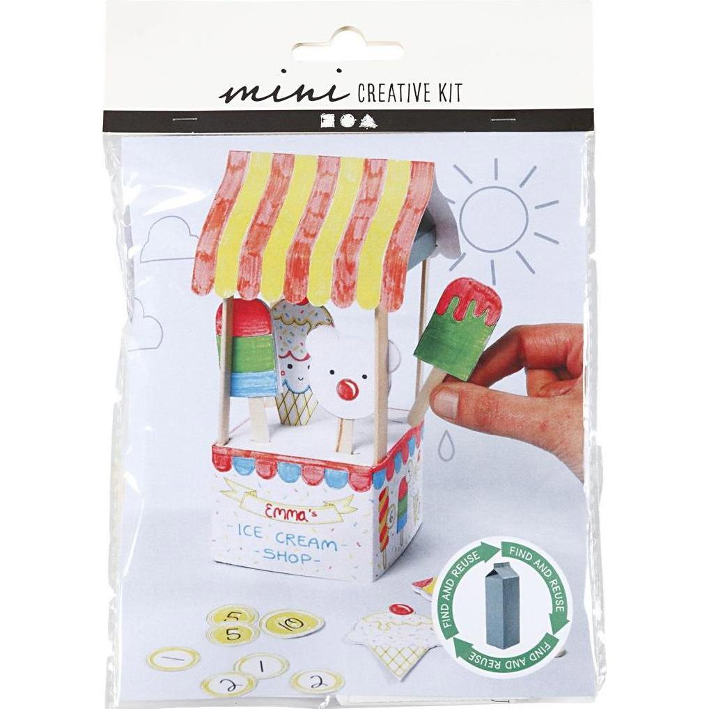 Creativ Company Bastelset Mini Eisdiele 5-teilig