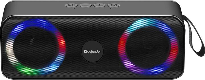 Produktbild Defender Lautsprecher Beatbox 20 Bluetooth 20w Licht/Bt/Mic/Fm/Usb/Tf (5 h, Batteriebetrieb)