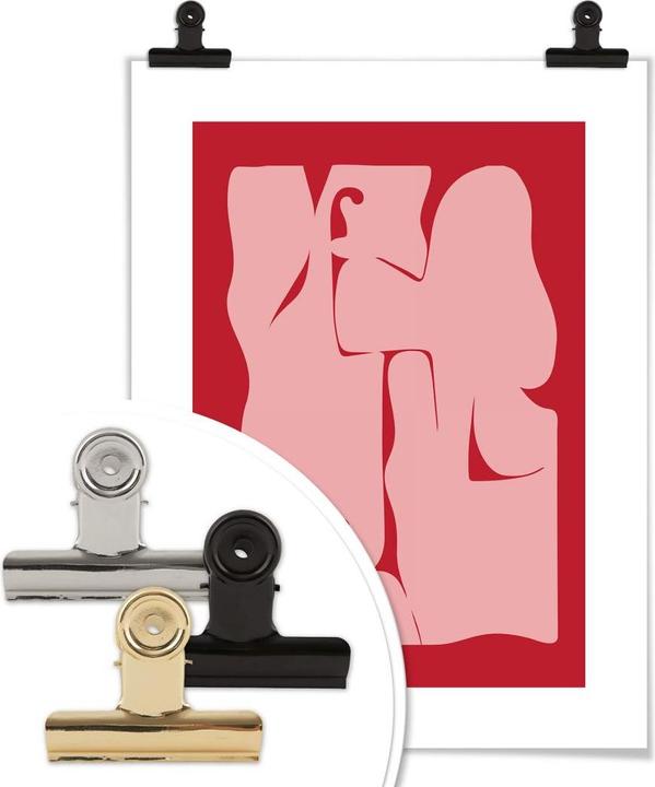 Image du produit Trenddeko Rouge abstrait (30 x 40 cm)