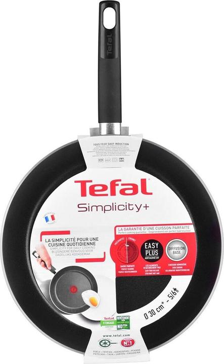 Image du produit Tefal Patelnia Simplicity 30cm B5820702 (30 cm, Poêle à frire, Aluminium)