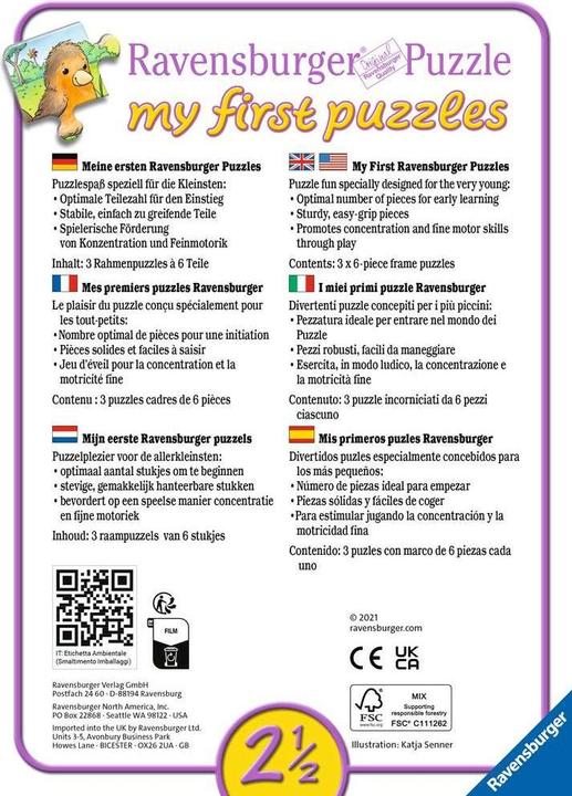 Produktbild Ravensburger Kleine Gartentiere (18 Teile)