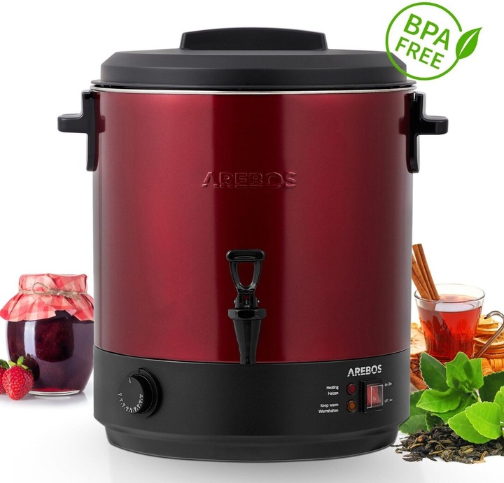 Arebos Machine à mettre en conserve (28 l)